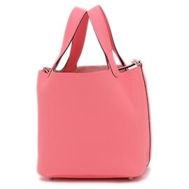 Hermès-Hermes Picotin Lock PM Handbag-Pink