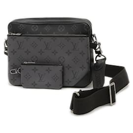 Louis Vuitton-Louis Vuitton Monogram Eclipse Trio Messenger Bag-Monogram