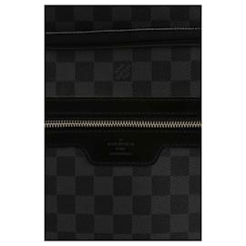 Louis Vuitton-Leather cabin suitcase-Black