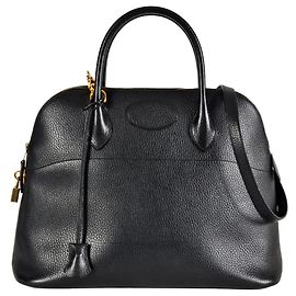 Hermès Borsa Hermes Bolide 35 in pelle Ardennes nera Nero