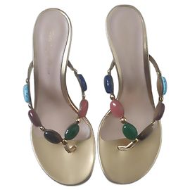 Gianvito Rossi Shanti Thong Doré