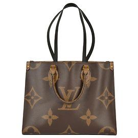 Sac tote On the Go MM de Louis Vuitton Marron