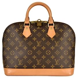 Louis Vuitton-Louis Vuitton Alma PM Handbag-Brown,Monogram