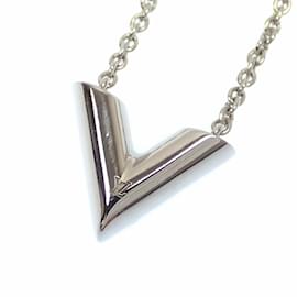 Louis Vuitton-Louis Vuitton Essential V Necklace-Silvery