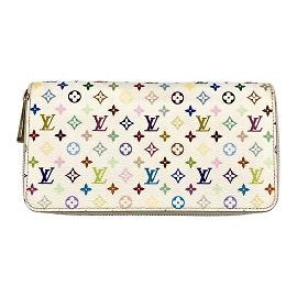 Louis Vuitton Monogram Multicolore Coin Purse White
