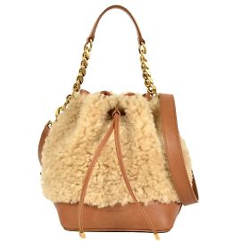 Sac à main Saint Laurent Emmanuel Beige