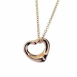 Tiffany & Co-Tiffany Heart Necklace in 18K Yellow Gold-Other