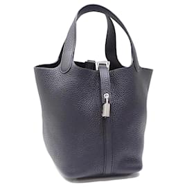 Hermès-Hermes Picotin Lock PM Handbag-Black