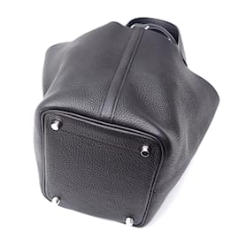 Hermès-Hermes Picotin Lock PM Handbag-Black