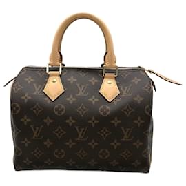 Louis Vuitton-Louis Vuitton M41109 Speedy 25 Handbag-Brown,Monogram