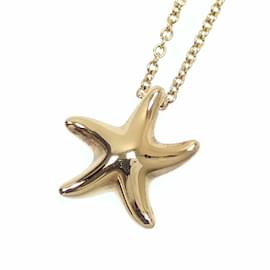 Tiffany & Co-Tiffany Starfish Necklace in 18K Yellow Gold-Other