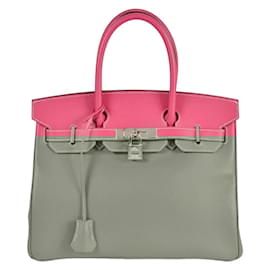 Hermès-Hermes Candy Birkin 30 Handbag-Pink