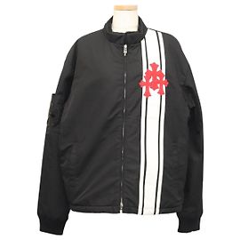 Chrome Hearts Down jacket M Nylon Black Auth PP634M Black