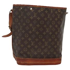 Louis Vuitton-LOUIS VUITTON Monogram Noe Shoulder Bag M42224 LV Auth hk2676-Monogram