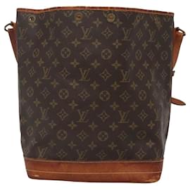 Louis Vuitton-LOUIS VUITTON Monogram Noe Shoulder Bag M42224 LV Auth hk2676-Monogram