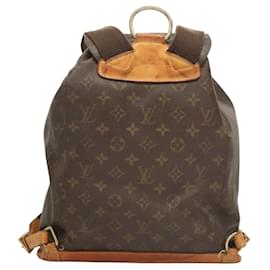 Louis Vuitton-LOUIS VUITTON Monogram Montsouris GM Backpack M51135 LV Auth 123393-Monogram