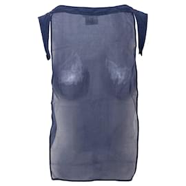 Autre Marque-Costume National Sleeveless Top-Blue