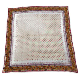 Cachecol de bolinhas vintage da Dior Branco