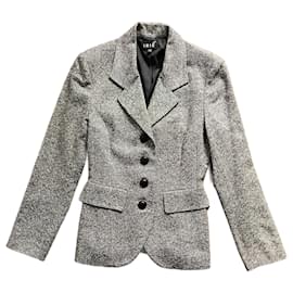 Irié Grey Silk and Wool Jacket Grey
