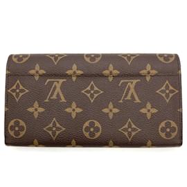 Louis Vuitton-Louis Vuitton Monogram Bi-fold Long Wallet-Brown,Monogram