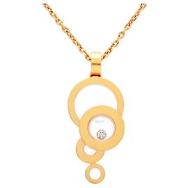 Collier Chopard Happy Diamond Bubble K18PG Rose