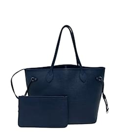 Louis Vuitton-Louis Vuitton Neverfull MM Epi Handbag-Navy blue