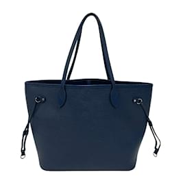 Louis Vuitton-Louis Vuitton Neverfull MM Epi Handbag-Navy blue