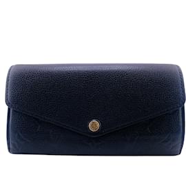 Louis Vuitton-Louis Vuitton Sarah Portefeuille Monogram Empreinte Long Wallet-Black