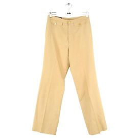 Gucci Brown wool straight pants Brown
