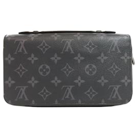 Louis Vuitton-Louis Vuitton M61698 Zippy XL Second Bag-Brown,Black,Monogram