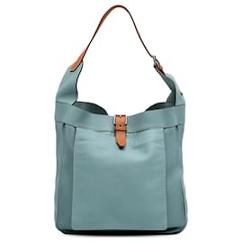 Hermès-Hermès Blue Clemence Marwari PM-Blue,Light blue