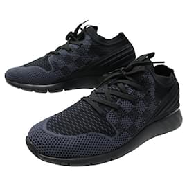 Louis Vuitton-NEW LOUIS VUITTON FASTLANE DAMIER GRAPHITE SNEAKERS 1A41YB 5.5 40.5-Other