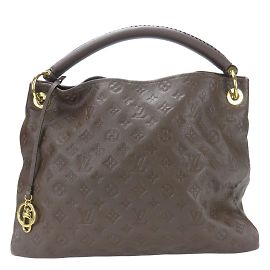 Bolsa de Ombro Louis Vuitton Artsy MM Castanho escuro