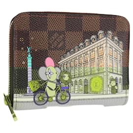 Louis Vuitton-LOUIS VUITTON Damier Vivienne Zippy Coin Purse Coin Purse N63552 LV Auth 118559M-Other