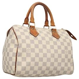 Louis Vuitton-LOUIS VUITTON Damier Azur Speedy 25 Hand Bag N41534 LV Auth 122944-Other
