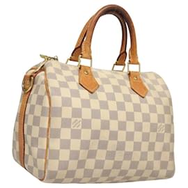 Louis Vuitton-LOUIS VUITTON Damier Azur Speedy Bandouliere 25 Hand Bag N41000 LV Auth 123353-Other