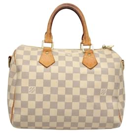 Louis Vuitton-LOUIS VUITTON Damier Azur Speedy Bandouliere 25 Hand Bag N41000 LV Auth 123353-Other