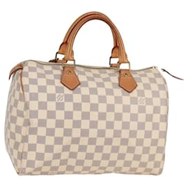 Louis Vuitton-LOUIS VUITTON Damier Azur Speedy 30 Hand Bag N41533 LV Auth 123006V-Other