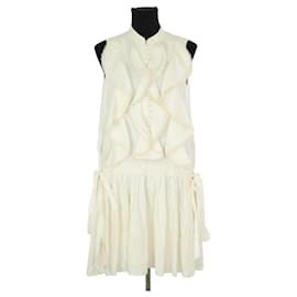 Chloé-Cotton dress-White