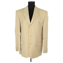 Saint Laurent Beige Wolljacke Beige