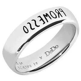 Dodo Pomellato Promise ring Te.loscrivoio in 925 silver Silvery