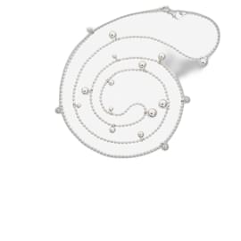Dodo Pomellato-Dodo Pomellato Sautoir Necklace Bollicine 60 Cm in silver-Silvery