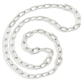 Dodo Pomellato-925 silver essentials necklace with 5 openable links plus one openable link as a closure.-Silvery