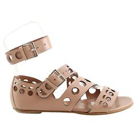 Alaïa Sandali in pelle marrone Marrone