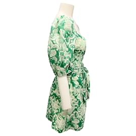 Alexis-Alexis Sage Athenes Mini Dress-Green