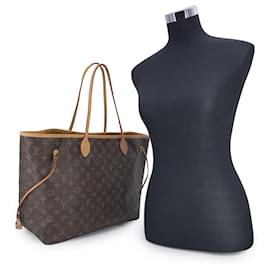 Louis Vuitton-Monogram Canvas Neverfull GM Tote Shopping Bag-Brown