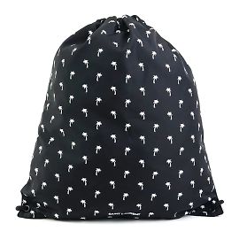 Nylon-Rucksack von Saint Laurent Schwarz Weiß