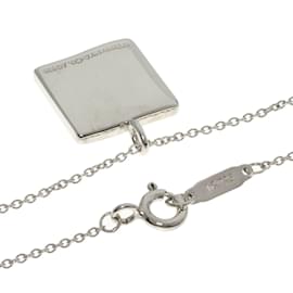 Tiffany & Co-Tiffany Notes Square Necklace in Silver-Silvery