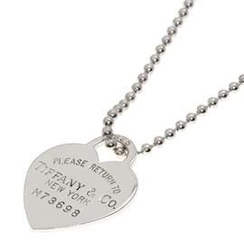 Tiffany & Co-Tiffany Return to Heart Necklace in Silver-Silvery