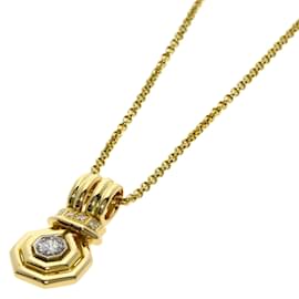 Chaumet-Chaumet Diamond Necklace in 18K Yellow Gold-Golden